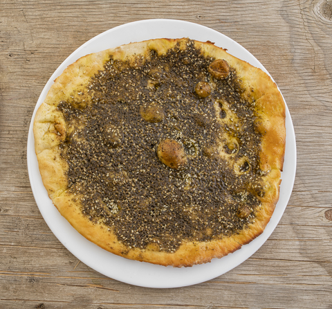 lebanese zaatar bread