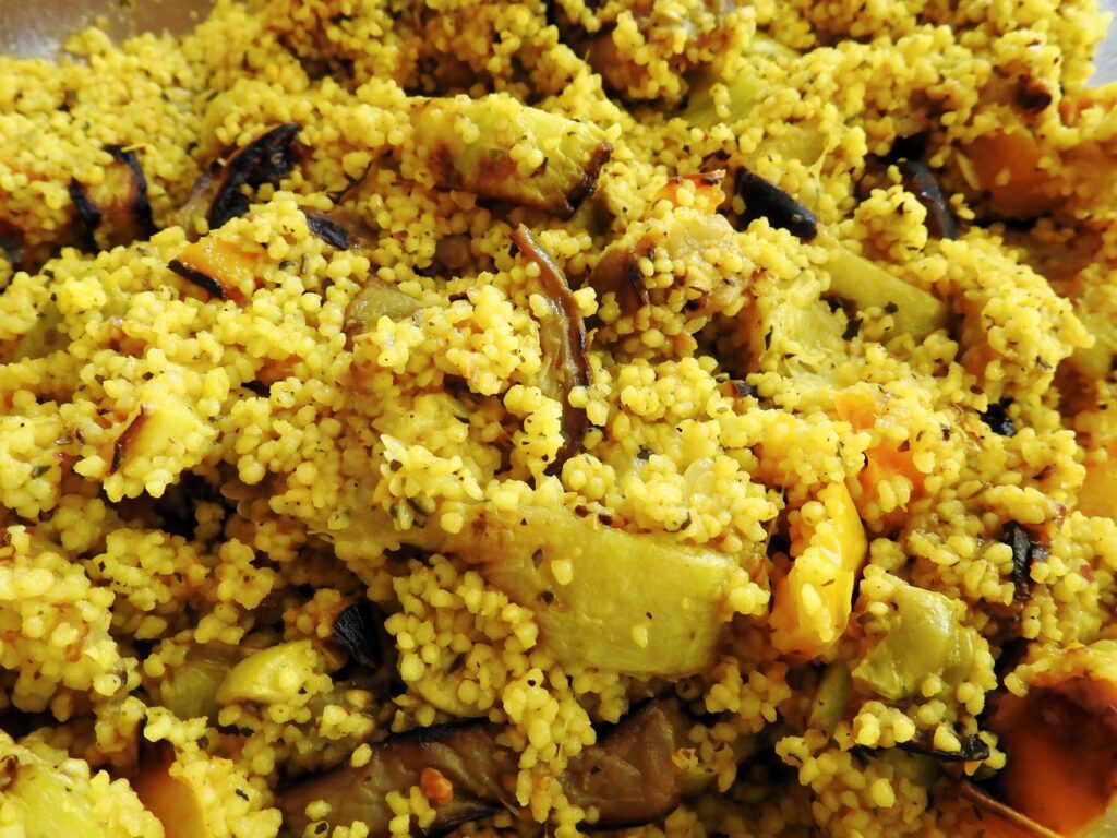couscous with roasted vegetables