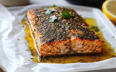 Za’atar Crusted Salmon: A Mediterranean-Middle Eastern Fusion